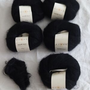 Rowan Kidsilk Haze Black, 5+ skeins